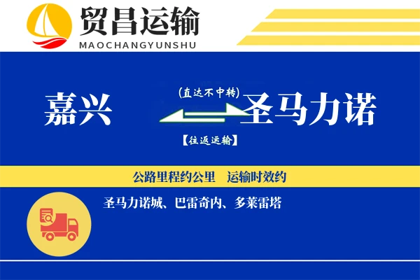 嘉兴到圣马力诺物流专线 | 空运海运双清包税 | 门到门国际物流服务